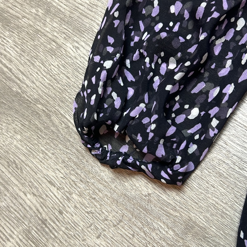 Diane Von Furstenberg Aria Print 100% Silk V-neck‎ Tunic Shift Dress - Picture 6 of 10